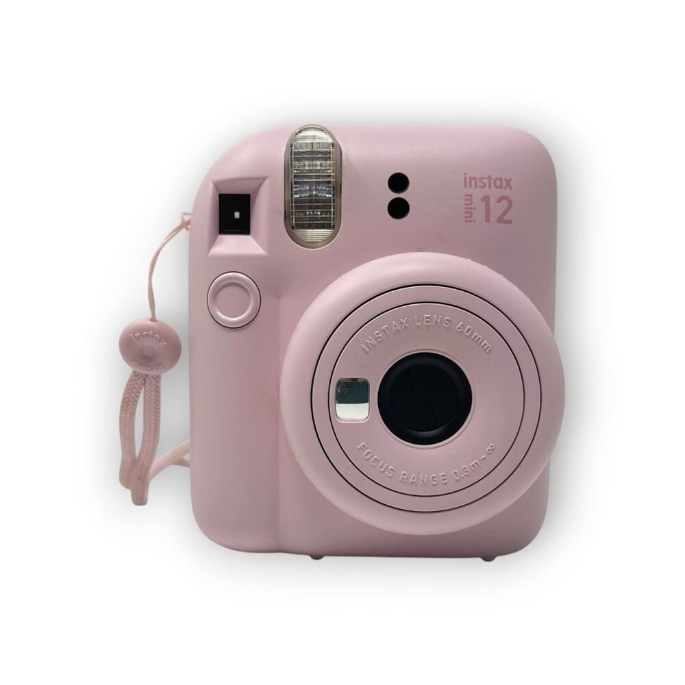Fujifilm Instax Mini 12 Handheld Instant Camera Blossom Pink Preowned Works